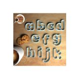 CookieKonsept Tombul Harf Seti - Küçük Harfler - Kurabiye, Polimer Kil, Seramik Kalıp Seti