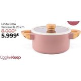 CooknKeep Linda Rosapilav Tenceresi - 3 l