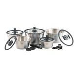 Cookvision Paslanmaz Çelik Tencere Seti 14 Parça