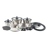 Cookvision Paslanmaz Çelik Tencere Seti 17 Parça