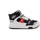 Cool 25C.KING Cırtlı Ortopedik Bilekli Sneakers Erkek Çocuk Spor Ayakkabı - Kırmızı