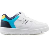Cool Abel Cırtlı Ortopedik Unisex Çocuk Spor Ayakkabı - Beyaz - Mavi