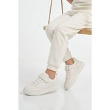 Cool Beyaz Cırtlı Hafif Unisex Çocuk Spor Ayakkabı Eldon F