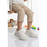 Cool Beyaz Cırtlı Hafif Unisex Çocuk Spor Ayakkabı Eldon P