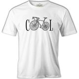 Cool Bicycle Beyaz Erkek Tshirt