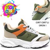 Cool Birian-26 Bağcık Görünümlü Cırt Cırtlı Sneaker Ortopedik Çocuk Spor Ayakkabı