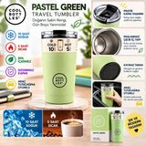 Cool Bottles Çelik Termos Bardak Matara - The Tumbler - Pastel Green 330Ml