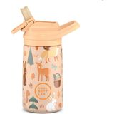 Cool Bottles Paslanmaz Çelik Suluk - The Kiddie Bottle - Woodland Buddies 350ML