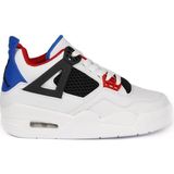 Cool Cırtlı Beyaz Ortopedik Air Taban Sneaker Çocuk Spor Ayakkabı - Beyaz - Siyah