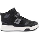 Cool Cool King Çocuk Günlük Sneaker Uzun Boğazlı Spor Bot - Siyah