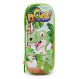 Cool Dinozor Kalem Kutusu 3D Kabartmalı Geniş Kapasiteli Kalemlik - Sevimli