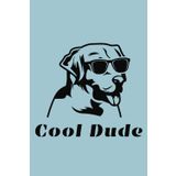 Cool Dude Labrador: Labrador dog journal notebook gift for men, women and dog lovers | 6x9 inches | 100 pages | lined notebook | paperback