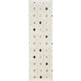 Cool Halı Ares 8804 Gri Yolluk Geometrik Antre Hol Koridor Halısı Yatak Odası Halı Bukle Kesme Halı Yolluk
