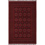 Cool Halı Atlas 03 Kırmızı Mutfak Halısı Yıkanabilir Halı Kaymaz Taban Afgan Halısı Salon Halısı