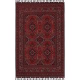 Cool Halı Atlas 05 Kırmızı Mutfak Halısı Yıkanabilir Halı Kaymaz Taban Yolluk Afgan Halısı Salon Halısı