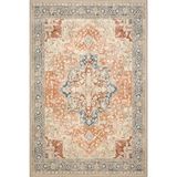Cool Halı Beylerbeyi By 802 Bej Vintage Halı Oda Salon Halısı Yıkanabilir Eskitme Halı Şönil Halı