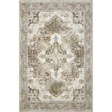Cool Halı Beylerbeyi By 803 Krem Etnik Vintage Halı Oda Salon Halısı Yıkanabilir Eskitme Dokuma Şönil Halı