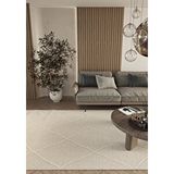 Cool Halı Elit 02 Bej Bukle Salon Halısı Modern Mutfak Halısı Geometrik Halı Koridor Halısı (yeni)