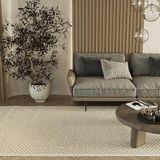 Cool Halı Elit 12 Bej Bukle Salon Halısı Modern Mutfak Halısı Geometrik Halı Koridor Halısı Yolluk