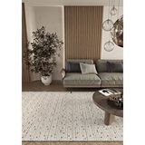 Cool Halı Elit 13 Krem Salon Halısı Bukle İskandinav Halı Yolluk Etnik Mutfak Halısı Koridor Halısı Krem Gri