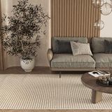 Cool Halı Elit 17 Bej Bukle Salon Halısı Modern Mutfak Halısı Geometrik Halı Koridor Halısı Yolluk