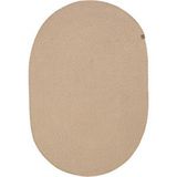 Cool Halı Glenn 608 Bej Banyo Halısı Antre Hol Halısı Hasır Dokulu Oval Banyo Paspası Mutfak Halısı