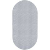 Cool Halı Gri Peluş Halı Oval Post Yolluk Yumuşak Tavşan Tüyü Kürk Yıkanabilir Kaymaz Yatak Odası Yumoş Halı