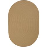 Cool Halı Luke 304 Naturel Oval Halı Paspas Örgü Hasır Kilim Yolluk Bohem Dekoratif Mutfak Balkon Banyo Halısı