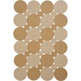 Cool Halı Luke 310 Naturel Halı Paspas Örgü Hasır Kilim Yolluk Bohem Mutfak Balkon Banyo Halısı