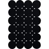Cool Halı Luke 512 Siyah Halı Paspas Örgü Hasır Kilim Yolluk Bohem Antre Mutfak Balkon Banyo Halısı