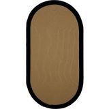 Cool Halı Luke Jüt Rengi Yıkanabilir Oval Mutfak Halısı Dekoratif Leke Tutmaz Hasır Tezgah Önü Mutfak Paspası