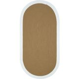 Cool Halı Luke Natural Yıkanabilir Oval Mutfak Halısı Dekoratif Leke Tutmayan Hasır Tezgah Önü Mutfak Paspası