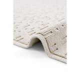 Cool Halı Mirage Bej 160x230 4 M2 Halı Çizgili Bukle Dokuma Kaymaz Yıkanabilir Modern Oturma Odası Salon Halı