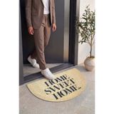 Cool Halı Passy Yarım Ay Şekilli Kapı Önü Paspası Dekoratif Giriş Balkon Teras Outdoor Tasarım Paspas
