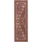 Cool halı Private Bordo Yolluk Koridor Halısı Etnik Desen Otantik Şönil Halı Yıkanabilir Eskitme Vintage Halı