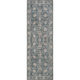 Cool Halı Private Yeşil Eskitme Vintage Halı Etnik Desenli Otantik Şönil Yolluk Yıkanabilir Hol Koridor Halısı