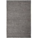 Cool Halı Tessa Koyu Gri Jüt El Dokuma Doğal İplik Örgü Hasır Halı Naturel Jüt Kilim