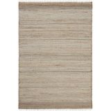Cool Halı vime 05 Natural Gri Jüt Halı Yolluk El Dokuma Jüt Kilim Hasır Halı Bohem El Halısı otantik halı - 80 x 300 cm