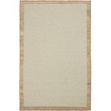 Cool Halı Wool 01 Natural Yün Halı Jüt Halı Balkon Halısı Yolluk El Dokuma Jüt Kilim Hasır Halı Bohem El Halısı Krem Halı