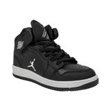 Cool Haykat Siyah Bağlı Bilekli Anatomik Sneaker Genç Erkek Çocuk Spor Ayakkabı - Siyah - Beyaz