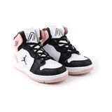 Cool Haykat Unisex Günlük Sneaker Uzun Spor Bot - Siyah-Pudra