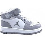 Cool Haykat Uzun Ptk Çocuk Unisex Cırtlı Sneaker Spor Ayakkabı - Gri
