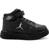 Cool Haykatpu Siyah Cırtlı Ortopedik Bilekli Erkek Çocuk Sneaker Spor Ayakkabı