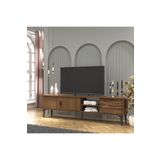 Cool Home Marin Tv Ünitesi Tv Sehpası 180 cm Çizgi desenli , Raflı , Ceviz