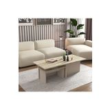 Cool Home Novi Orta Sehpa , Servis , Zigon Sehpa Traverten (Mermer Desen) - Kumsal