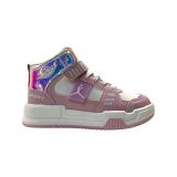 Cool King Unisex Çocuk Günlük Sneaker Uzun Boğazlı Spor Bot, Pudra, 33 Beden