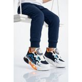 Cool Lacivert Misina Bağcıklı Işıklı Hafif Erkek Çocuk Spor Ayakkabı Remy P