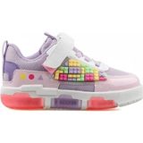 Cool Legos-Bebe 22/25 Çocuk Işıklı Taban Ilk Adım Sneaker Spor Cırtlı Ayakkabı - Lila