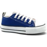 Cool Luis Mavi Kırmızı Konvers Unisex Çocuk Keten Ayakkabı