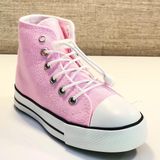 Cool Luıs Pembe Uzun Lastik Bağcıklı Keten Ayakkabı
